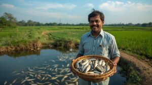 मत्स्यपालन (Fish Farming) हे शेतकऱ्यांसाठी कमी खर्चात जास्त नफा मिळवून देणारे व्यवसाय आहे. या लेखात जाणून घ्या मत्स्यपालन कसे सुरू करावे, कोणते वाण निवडावे, शासनाच्या योजना, आणि मत्स्यपालनातून उत्पन्न कसे वाढवावे याबद्दल सविस्तर माहिती.
