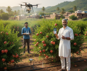 डाळिंब स्मार्ट शेती